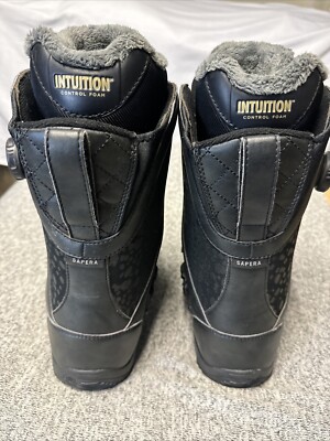 K2 Sapera Snowboard Boots Women's Black/Grey Size 7.5 US Lightly