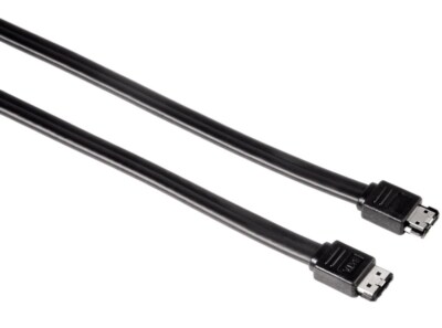 Hama eSATA Daten-Kabel Anschluss-Kabel extern SATA II 2 Stecker HDD Festplatte