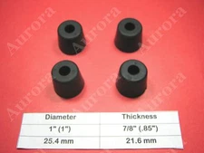 4 Rubber Feet (1.0" x 0.85") Amps, Speakers, Cases, Cabinets, Pro Gear, Guitar