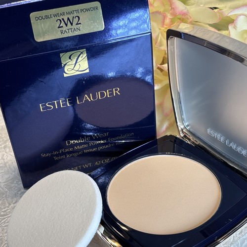 Estée Lauder DOUBLE WEAR STAY IN PLACE MATTE Powder Foundation 2W2 RATTAN FreeSh - Picture 1 of 1