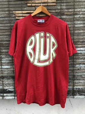 Blur Band Tour logo unisex red color shirt Reprint VK09148