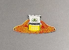 VINTAGE PIONEER CORN SEED FARM  PORCELAIN SIGN CAR GAS TRUCK OIL MOTORCYCLE