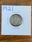 1921-P MERCURY DIME. FINE CONDITION. KEY DATE