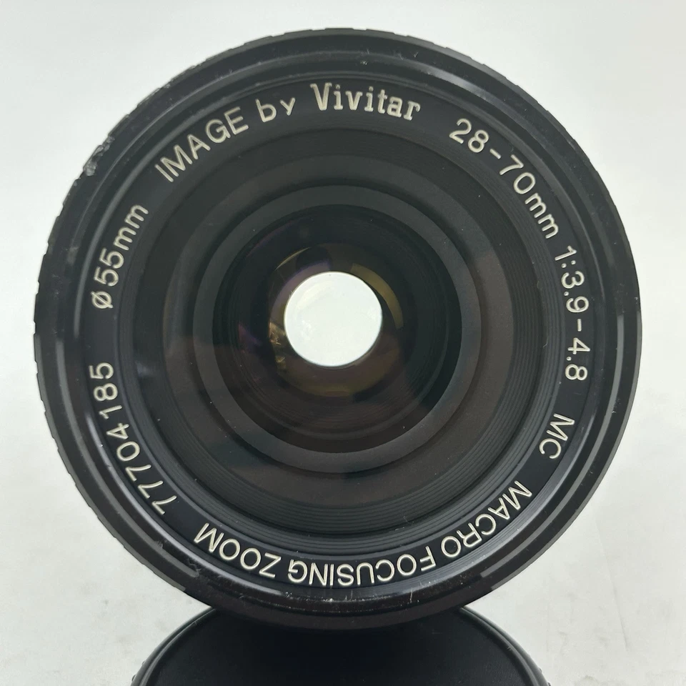Vivitar Image 28-70mm F3.9-f4.8 MC Macro Camera Lense Focusing Zoom O/OM Mount - Image 2 of 4