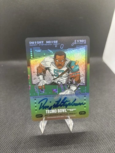 Bo Jackson Battle Arena Tecmo Bowl Steel Dwight Noise Auto! Dwight Stephenson 📺