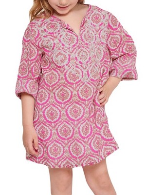 Roberta Roller Rabbit Medaillon Shaula Kurta Für Kleine Mädchen 2 Jahre Rosa
