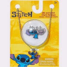 Girls Stitch Mix  Match Charm Necklace Set
