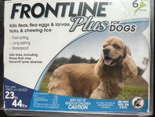 Frontline Plus for Dogs 23-44 lbs. 6 Doses EPA Approved/USA Packaging 8107