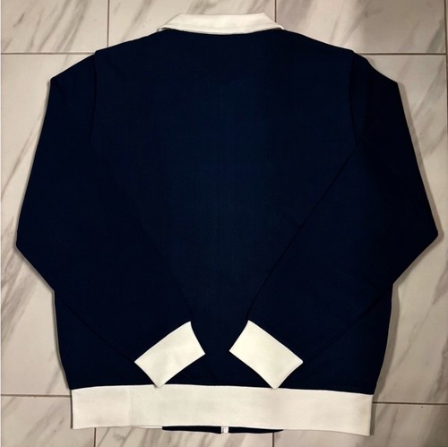 Lacoste Men's Full Zip Tennis Jacket Navy Blue White $220 New - Picture 5 of 5