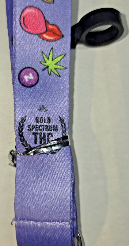 Gold Spectrum THC Lanyard Purple New