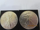 Two (2) 2011 US Mint 1 Oz Silver American Eagle  Coins (Brilliant Uncirculated)