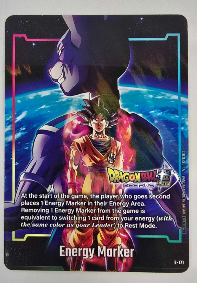 Energy Marker E-171 Dragon Ball FW Super Beerus Movie Promo 2026 NYCC