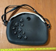 O Bag Obag Borsa Donna Borsello Moon Light Borsa a Tracolla Nera Made in Italy