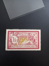 Timbre FRANCE NEUF ** - Type MERSON n° 121 - 1 fr. - TBC - Signé UZAN