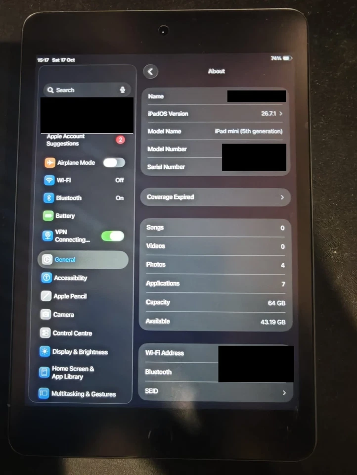 Apple iPad mini (5th generation) · 64GB · Wi-Fi, photo 2 of 5