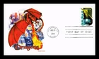 US COVER DRAGONS FIRST DAY ISSUE PANDA CACHET