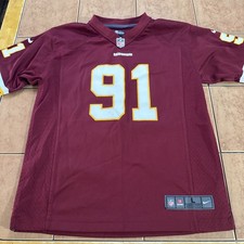 Nike On Field Kerrigan #91 Washington Redskins Commanders NFL Jersey Youth Large