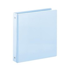 1 Inch 3 Ring Binder, Clear 1'' View Presentation Binders with 2 Pastel Blue