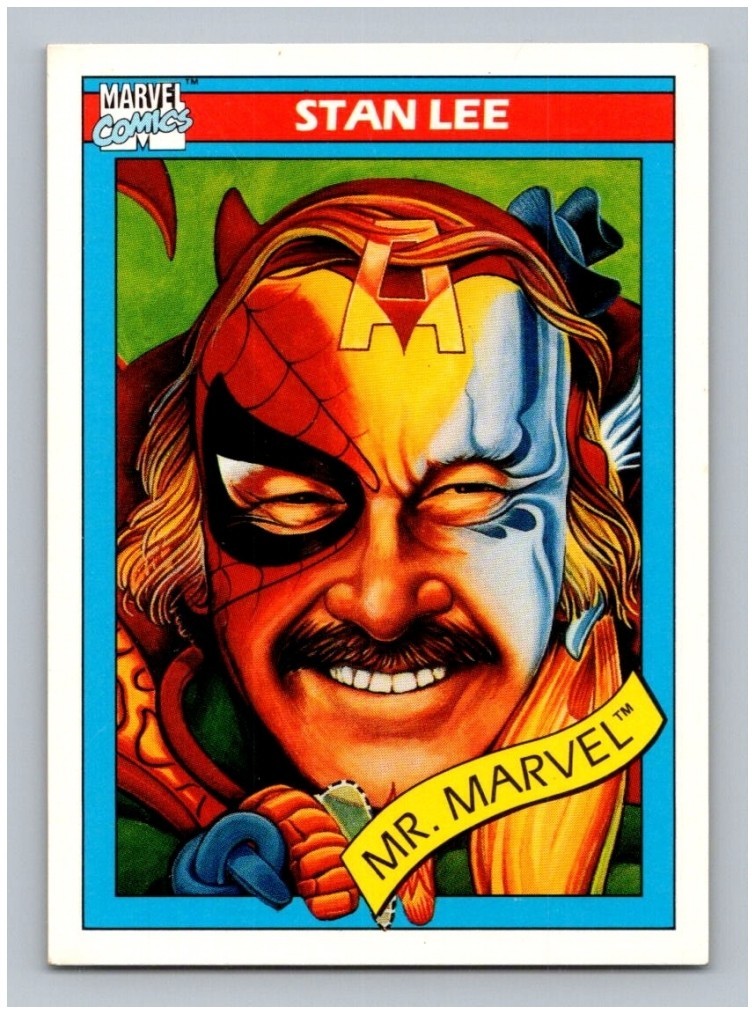 1990 Impel Marvel Universe Series 1 #161 Mr. Marvel Stan Lee Trading Card