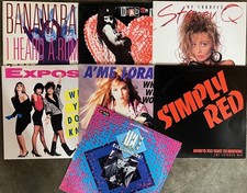 12" SINGLE VINYL LOT - SIMPLY RED/EXPOSE/BANANARAMA/ABC/DEAD OR ALIVE/STACEY Q 12" SINGLE VINYL LOT - SIMPLY RED/EXPOSE/BANANARAMA/ABC/DEAD OR ALIVE/STACEY Q