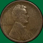 1913-S Lincoln Wheat Cent Very Good VG Coin #39592