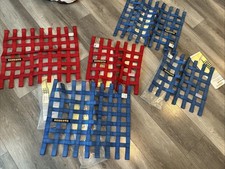 Schroth Window Net Off Road Blue Red Brand New Schroth Window Net Off Road Blue Red Brand New