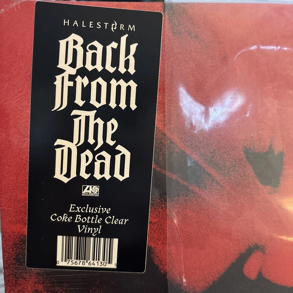 Halestorm Vinyl Record Back from The Dead Exclusive Coke Bottle Clear New Sealed - Image 3 of 4