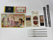 VINTAGE LOT OF SEWING NEEDLE    PACKS A GREAT VARIETY ALL HAVE NEEDLES