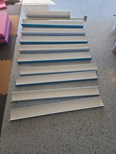CG 4.5" X 48" Line Duct White x4 Plus 1 Partial