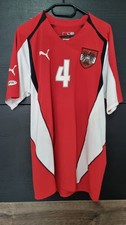 2004 Austria Home kit football jersey Puma Matchworn shirt �FB
