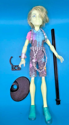 2014 Mattel Monster High Haunted Student Spirits PORTER GEISS Doll Complete!