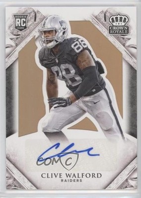 2015 Crown Royale Signature Retail Bronze /199 Clive Walford Rookie Auto RC 0dk