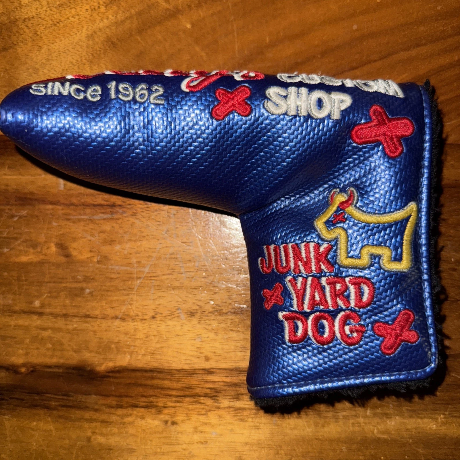 Rare Scotty Cameron Custom Shop Junk Yard Dog Blue Putter headcover Head cover⛳⛳