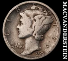 1925-D Silver Mercury Dime - Scarce  Semi-key  Better Date  No Reserve  #K3051