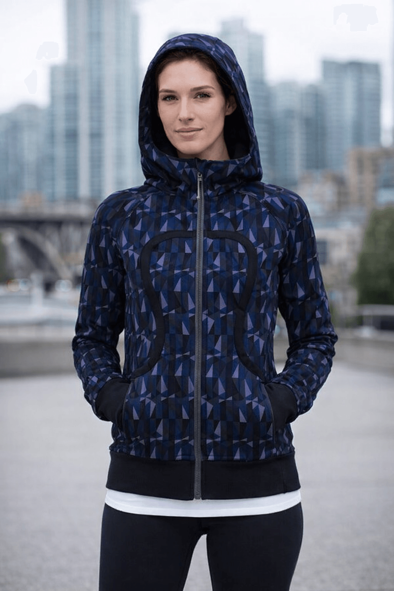 Lululemon Womens Stained Glass Love Nightfall Scuba Full Zip