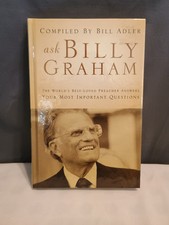 Ask Billy Graham Compiled By Bill Adler Hardback Book 2007 Religious Heaven