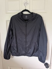 Uniqlo Women UV Pocketable Parka Black Size large