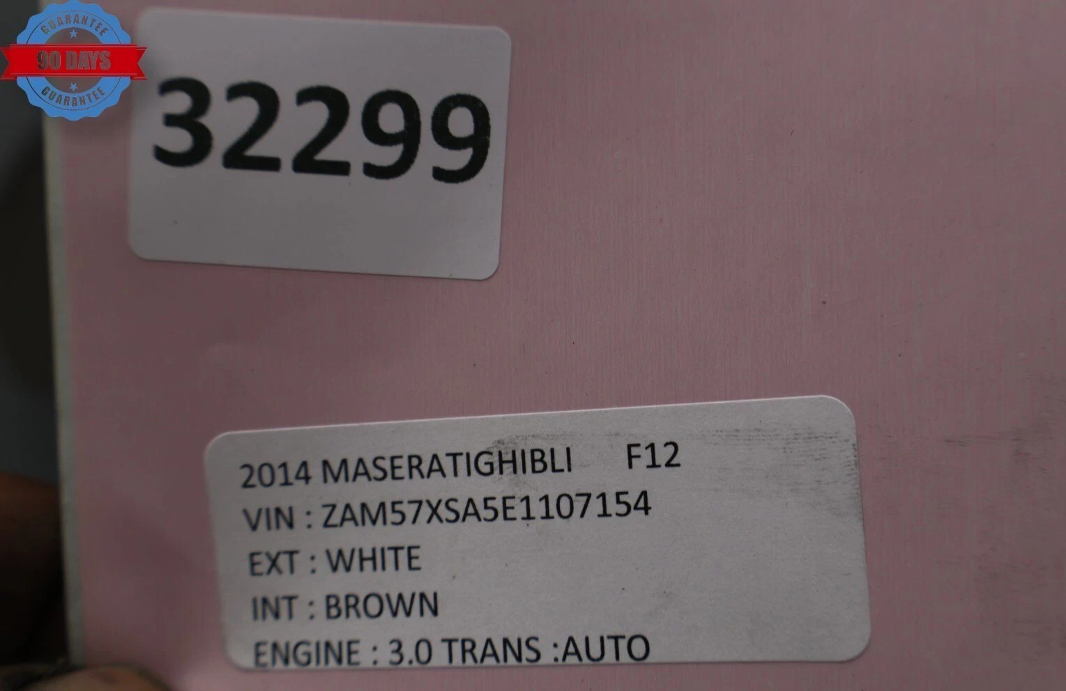14-17 Maserati Ghibli Rear Right Passenger Spindle Knuckle Hub 670006805 Oem