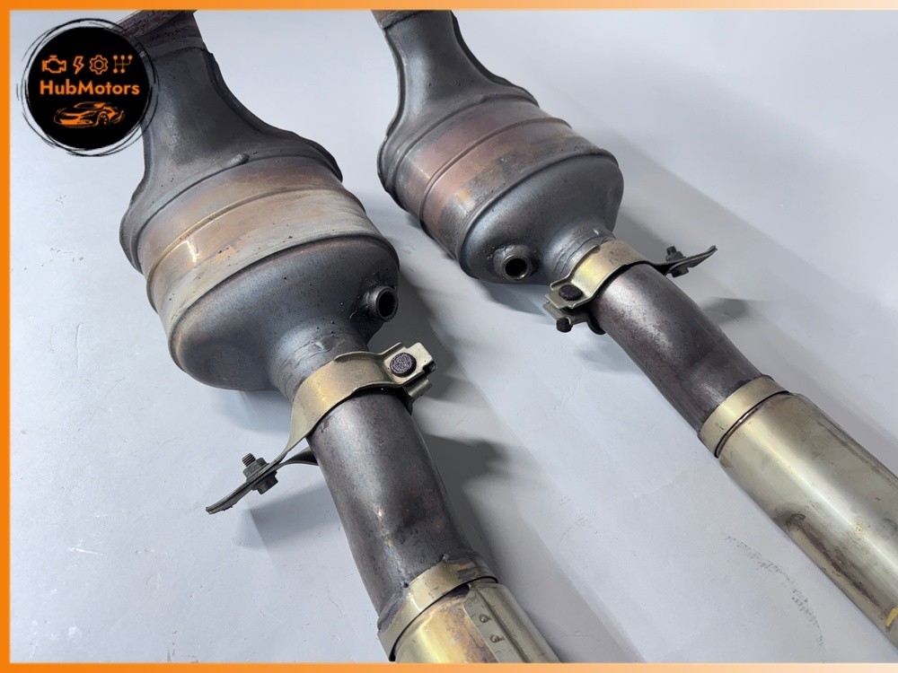03-19 Maserati GranTurismo M145 Quattroporte Exhaust Downpipes Set OEM