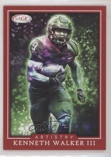 2022 SAGE High Series Artistry Red Kenneth Walker III #ART-KWIII 0s1n