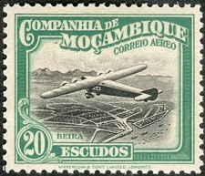 Mozambique Company 1935 Plane Over Beira MH (SC# C1-C15)