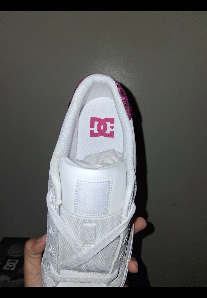 DC Pink and White Womens Sneakers for Sale Brand New Sizes 6.5 - Image 2 of 4