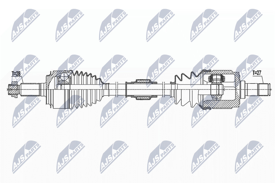 Nty Driveshaft For Honda Civic X Cvt 16- /Right - Image 4
