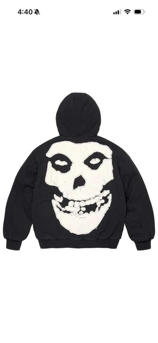 SS26 Supreme Misfits Hooded Work Jacket Black Medium | eBay