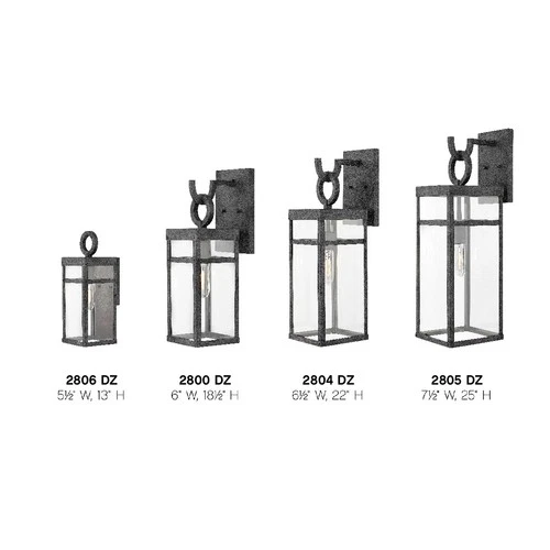Hinkley Lighting 2806 Porter 1 Light 13" Tall Lisa McDennon Open - Aged Zinc - Picture 9 of 12