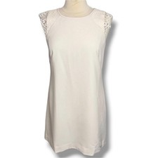 J.CREW NWT Lace Cap-Sleeve Sheath Dress in Cream, Size 6 ($148)