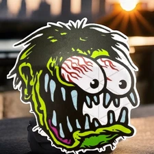 🔥LARGE 4” Rat Fink Monster Sticker Ed Big Daddy Roth Decal Car Truck F100 READ!