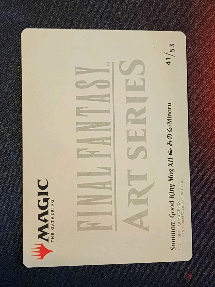 ゆ*こ様 MTG ファイナルファンタジー アートカード 53種 コンプリートセッ ゆ*こ様 MTG ファイナルファンタジー アートカード 53種