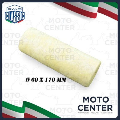 STEINWOLLE GLAS für MOTORRAD CROSS AUSPUFF SCHALLDÄMPFERPATRONE 60x170mm