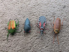 HEXBUG Real Bugs Nanos Fake Insect Toy Figures Vibration Powered lot of 4